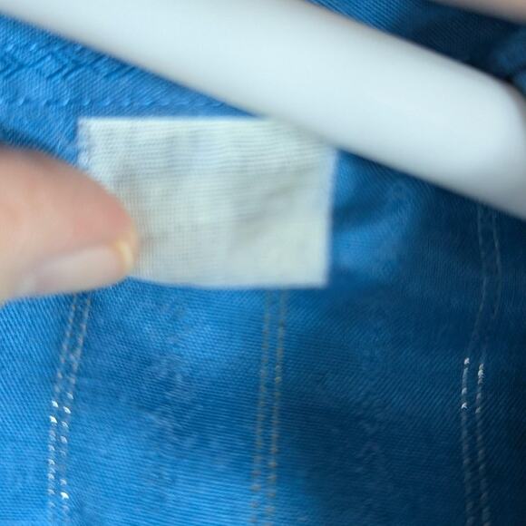 Crazy Cowboy Shirt Mens XL Western Pearl Snap Metallic Striped Rodeo Extra Large - Picture 6 of 6